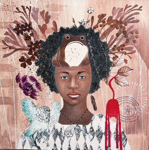 Dunia by Irene Hoff, 회화 for Sale on Singulart