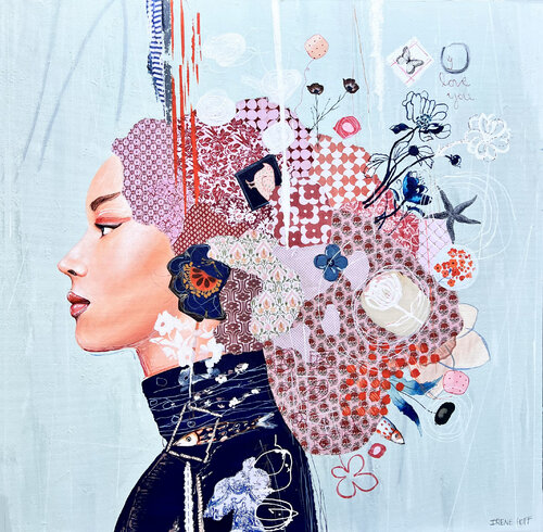 Layers of Becoming van Irene Hoff, Schilderij te koop op Singulart