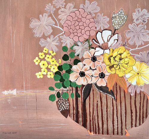 Pot full of dreams di Irene Hoff, Pittura in vendita su Singulart