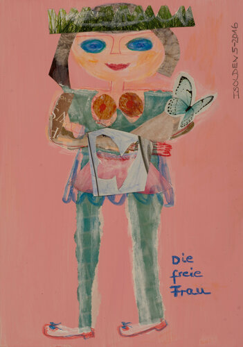 Die freie Frau    #2016_00015 de ISOLDEN, Obra en papel a la venta en Singulart