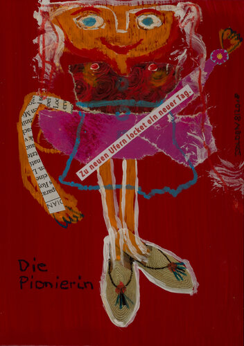 Die Pionierin     #2018_050 de ISOLDEN, Obra en papel a la venta en Singulart
