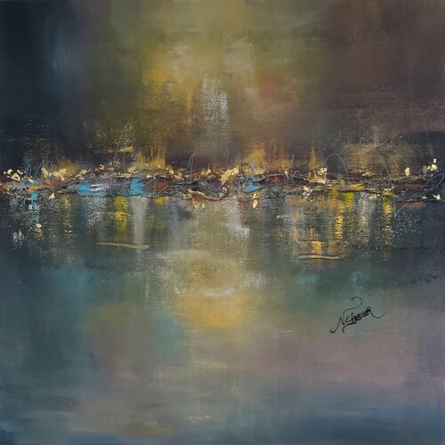 Reveil à  la lumière  de l’aube de Nat Stresser, Pintura a la venta en Singulart