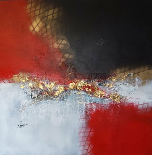 En rouge et noir di Nat Stresser, Pittura in vendita su Singulart