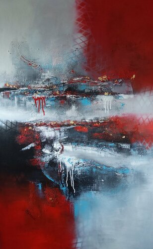 Quand la glace brûlera di Nat Stresser, Pittura in vendita su Singulart