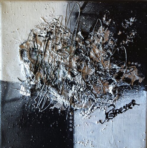 Black and White 2 de Nat Stresser, Pintura a la venta en Singulart
