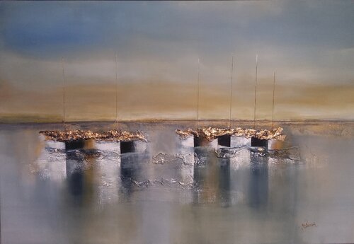 Le silence et l’or de Nat Stresser, Pintura a la venta en Singulart