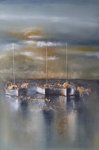 Un soir étrange von Nat Stresser, Malerei kaufen auf Singulart