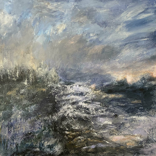 When the Night Comes van Christina Ilene Thomas, Schilderij te koop op Singulart