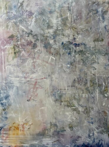 “Faded Memories II” oil painting de Peggy Casey-Mason, Pintura a la venta en Singulart