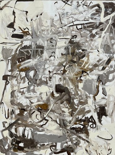 “Earth and Stones” oil painting di Peggy Casey-Mason, Pittura in vendita su Singulart