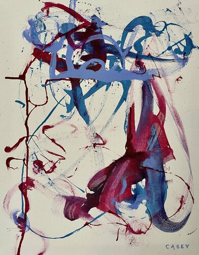 “Untitled” acrylic and ink von Peggy Casey-Mason, Malerei kaufen auf Singulart