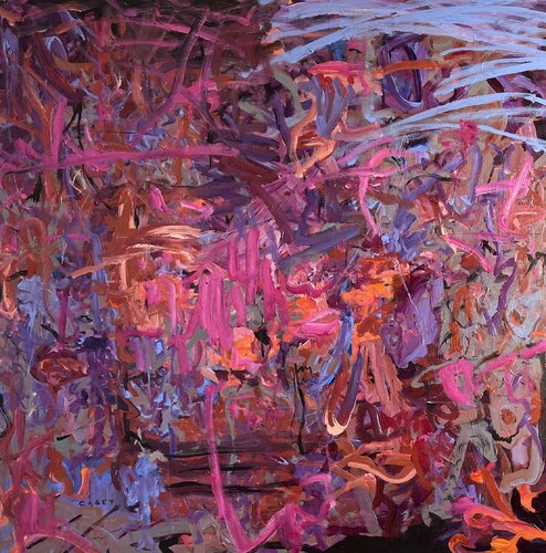 “Tossing and Turning” van Peggy Casey-Mason, Schilderij te koop op Singulart