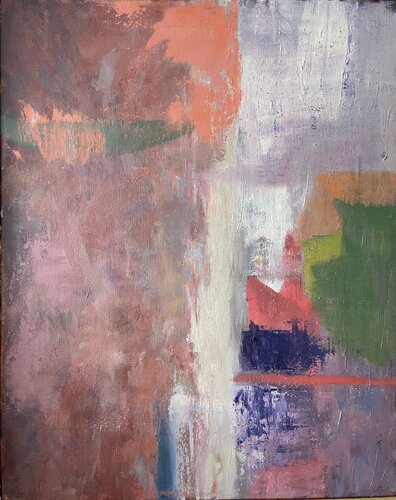 "Quiet Intensity" oil van Peggy Casey-Mason, Schilderij te koop op Singulart