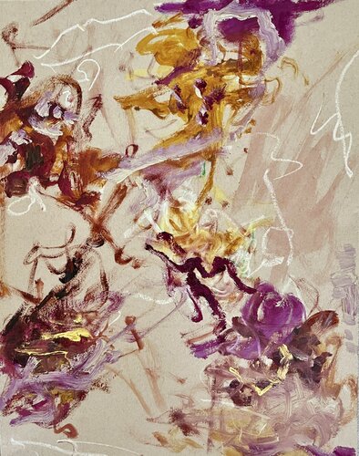 Oil on paper #3 van Peggy Casey-Mason, Schilderij te koop op Singulart