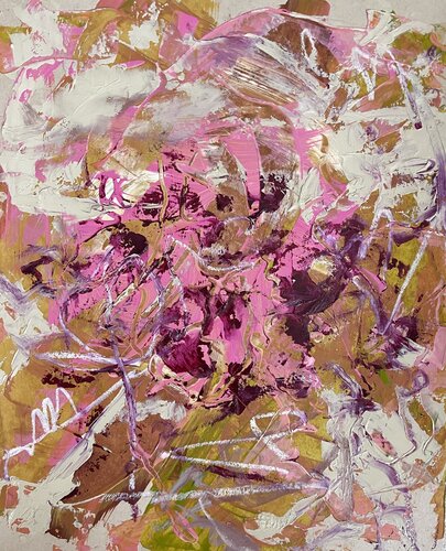 Oil & Acrylic on paper #2 de Peggy Casey-Mason, Pintura a la venta en Singulart