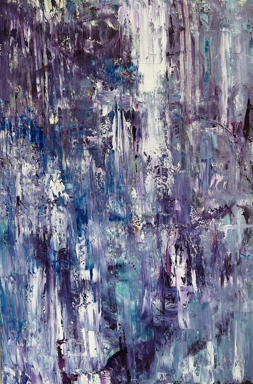 “Fir Trees and Waterfalls” Peggy Casey-Mason