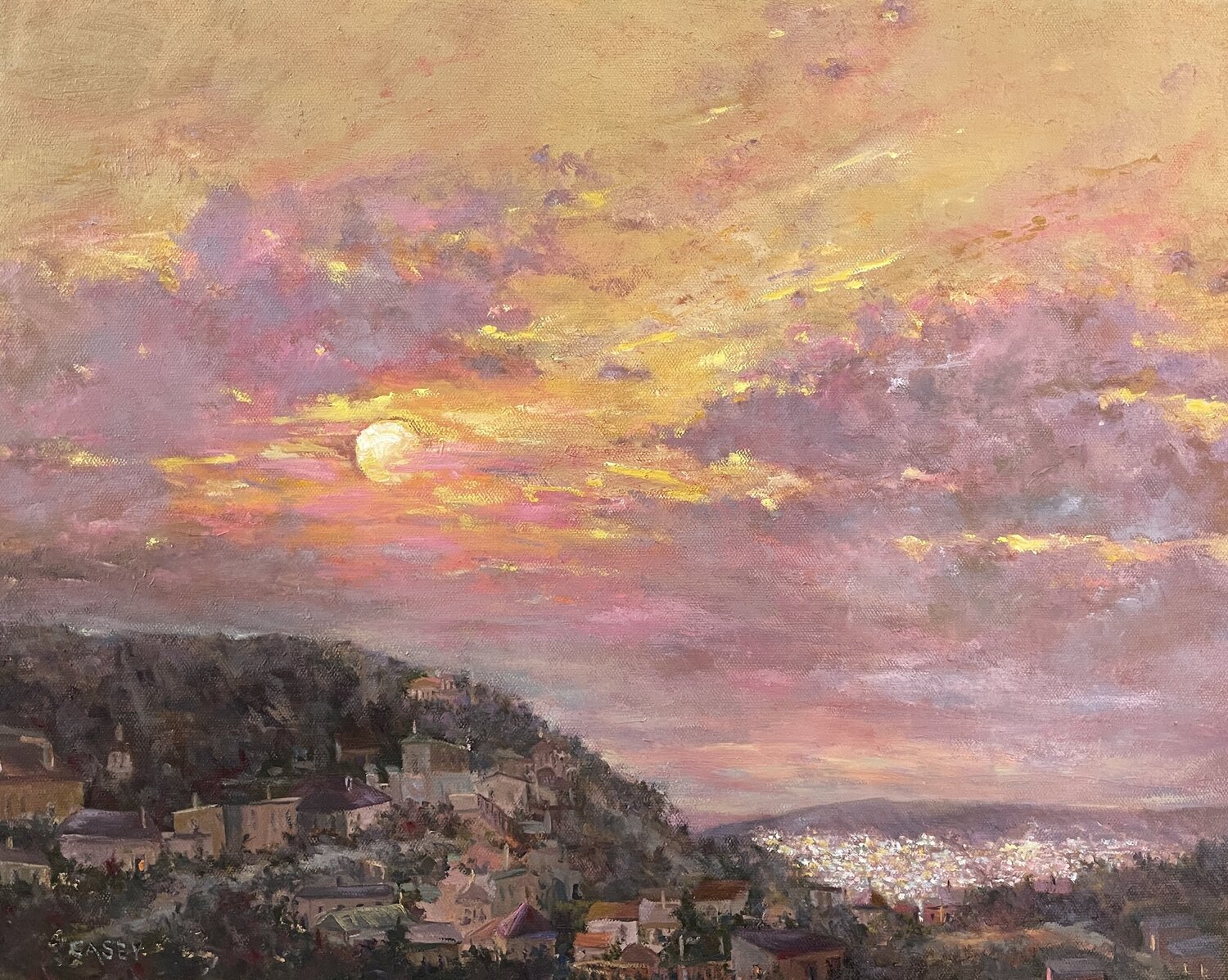 “Athenian Twilight II” Peggy Casey-Mason