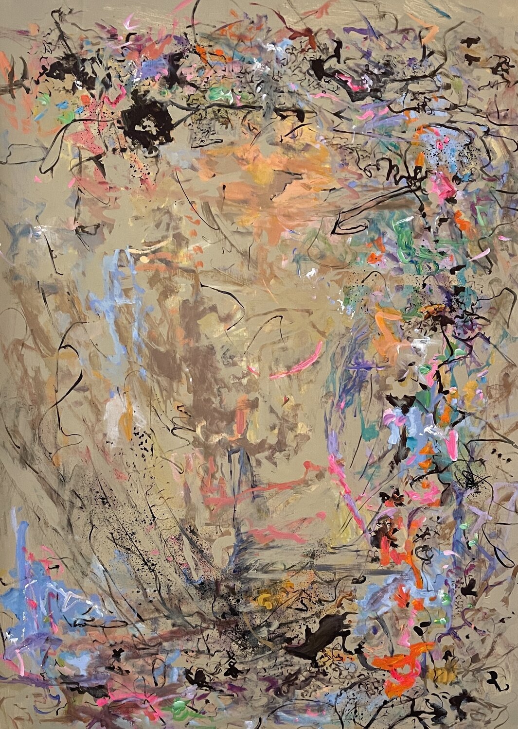 "Meandering Acrylic Foray" Peggy Casey-Mason