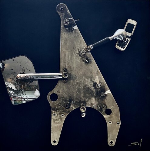 J'vais tout casser! - 69x69- 2019. di Sof - Sophie Voigt-Chadeyron, Altri media in vendita su Singulart