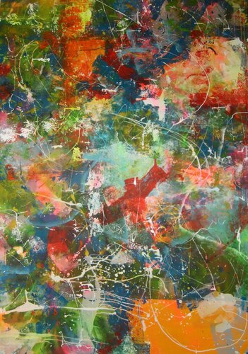 Ben, il m'parle en tous sens celui là... pas à toi? - 205x145 - 2016 di Sof - Sophie Voigt-Chadeyron, Pittura in vendita su Singulart
