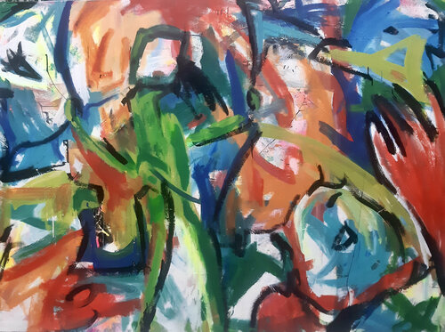 Ils en ont de ces tronches! di Sof - Sophie Voigt-Chadeyron, Pittura in vendita su Singulart