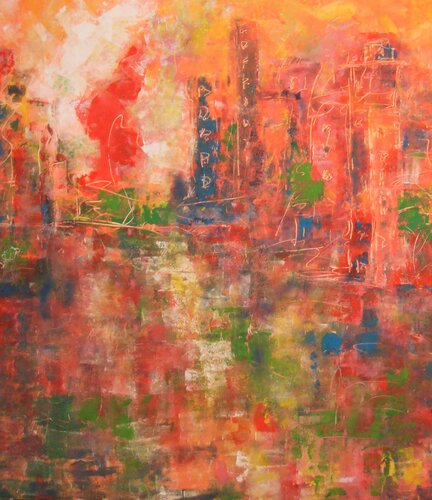 Chatoyante-160x180-2013 di Sof - Sophie Voigt-Chadeyron, Pittura in vendita su Singulart
