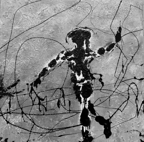 En garde - 20x20 - 2019 Sof - Sophie Voigt-Chadeyron