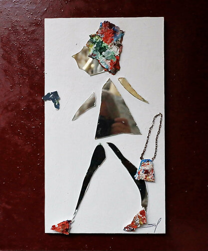 La voleuse glacée di Sof - Sophie Voigt-Chadeyron, Pittura in vendita su Singulart