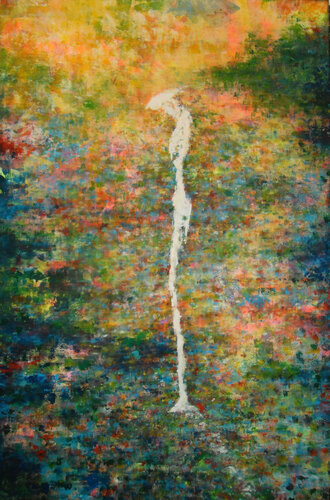 Sur l'étang - 300x200 -  2016 di Sof - Sophie Voigt-Chadeyron, Pittura in vendita su Singulart