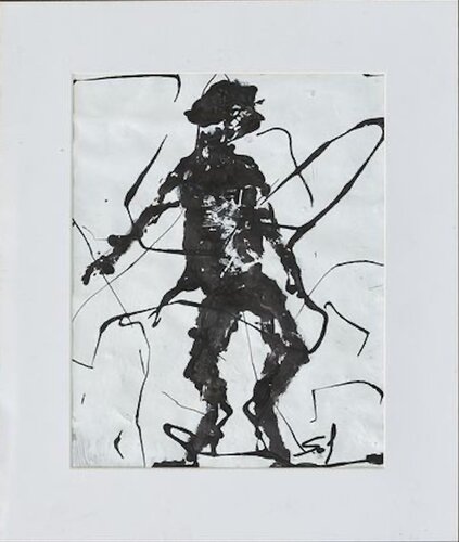 Au lasso - 24x30 -2022 von Sof - Sophie Voigt-Chadeyron, Malerei kaufen auf Singulart
