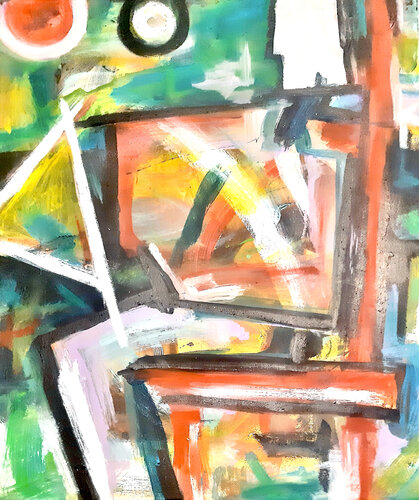 Le fileur - 60x50 - 2022 di Sof - Sophie Voigt-Chadeyron, Pittura in vendita su Singulart