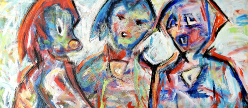 Drôles de tronches - 100x200 - 2022 Sof - Sophie Voigt-Chadeyron