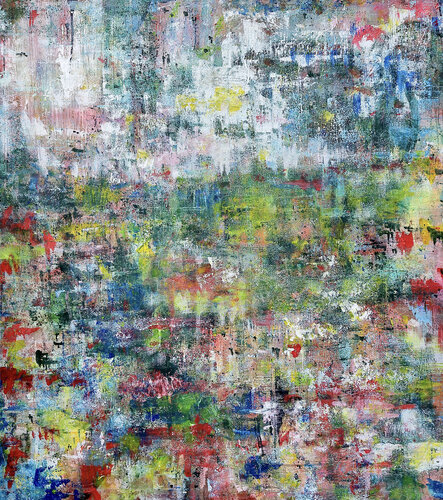 Juste un paysage qui pleure - 120x140 - 2022 by Sof - Sophie Voigt-Chadeyron, 油畫 for Sale on Singulart