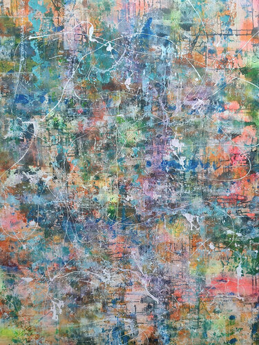 Tourbillons colorés 2 di Sof - Sophie Voigt-Chadeyron, Pittura in vendita su Singulart
