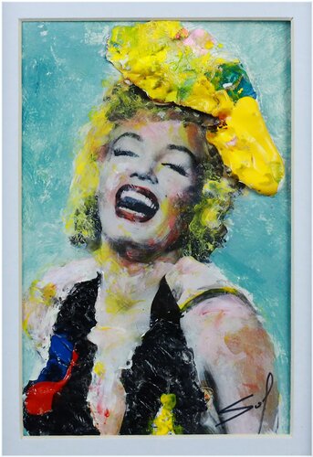 Marylin en fleurs di Sof - Sophie Voigt-Chadeyron, Altri media in vendita su Singulart