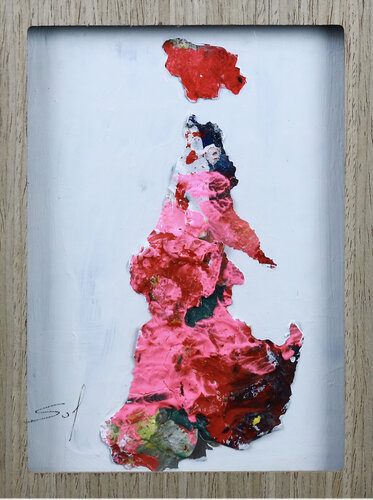 Mini dame en rose de Sof - Sophie Voigt-Chadeyron, Otros medios a la venta en Singulart