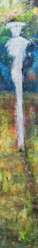 Blanche de 3/4 - 180x30 - 2023 - von Sof - Sophie Voigt-Chadeyron, Malerei kaufen auf Singulart