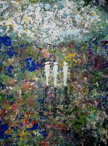 Sortie en campagne - 70x100 - 2022 by Sof - Sophie Voigt-Chadeyron, 油畫 for Sale on Singulart