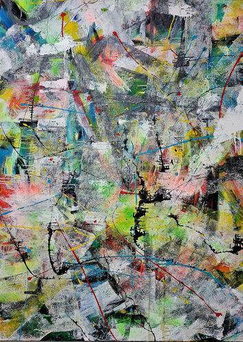 Sauvage- 150x200 - 2024 di Sof - Sophie Voigt-Chadeyron, Pittura in vendita su Singulart