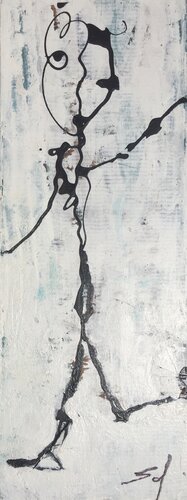 Gigotant - 38x14x3 - 2024 von Sof - Sophie Voigt-Chadeyron, Malerei kaufen auf Singulart