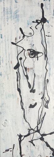Drôle de tronche - 2024 by Sof - Sophie Voigt-Chadeyron, 油畫 for Sale on Singulart