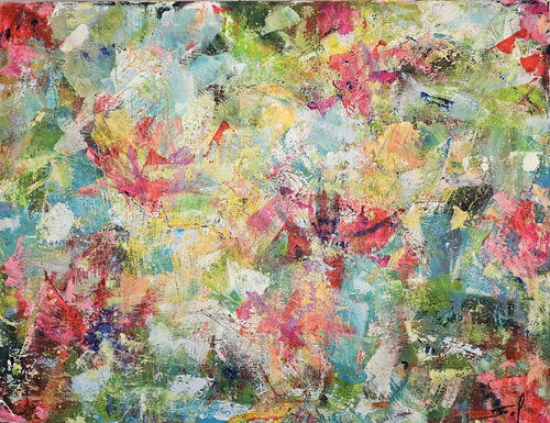 Fleurs des champs - 80x60 - 2024 di Sof - Sophie Voigt-Chadeyron, Pittura in vendita su Singulart