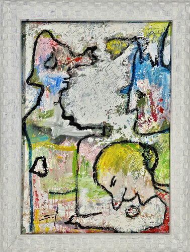 ça doit être une sorcière... - 62x82 - 2023 von Sof - Sophie Voigt-Chadeyron, Malerei kaufen auf Singulart