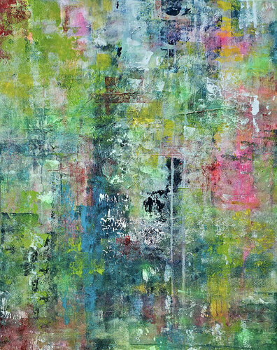 ça souffle coloré aujourd'hui - 200x100 - 2024 van Sof - Sophie Voigt-Chadeyron, Schilderij te koop op Singulart