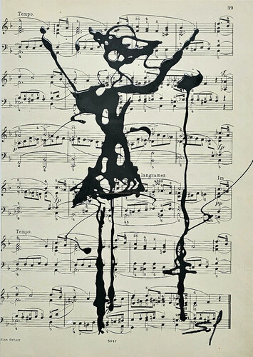 un peu de Tempo! - 22x30 o.R- 2025 von Sof - Sophie Voigt-Chadeyron, Malerei kaufen auf Singulart