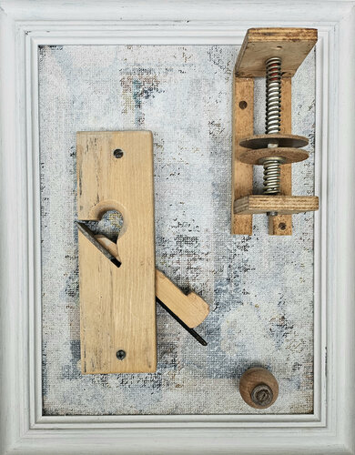 Touché! - o.R 28,5x39,5x8 / m.R 42,5x52,5x10 - 2022 di Sof - Sophie Voigt-Chadeyron, Altri media in vendita su Singulart