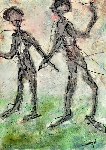 C'est l'panard - 50x70 -2026 par Sof - Sophie Voigt-Chadeyron, Peinture en vente sur Singulart