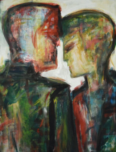 Frontales tendresses - 180x140 -2013 by Sof - Sophie Voigt-Chadeyron, Painting for Sale on Singulart