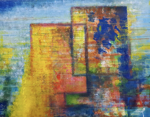 Si seulement...  - 140x180 - 2014 von Sof - Sophie Voigt-Chadeyron, Malerei kaufen auf Singulart
