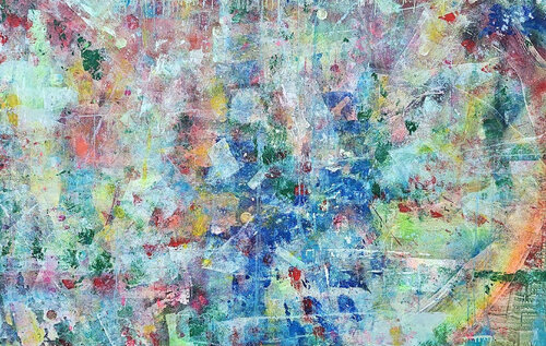 Éclosion cosmique von Sof - Sophie Voigt-Chadeyron, Malerei kaufen auf Singulart